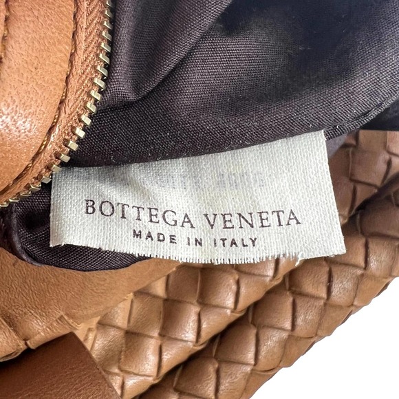 Bottega Veneta Tan Woven intrecciato Leather Satchel Handbag Made in Italy EUC - Picture 2 of 16